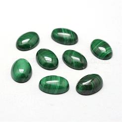 Oval natürliche Malachit cabochons G-O147-03F
