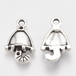 Tibetanische Legierung aus Emaille & Strass Fassungen TIBE-S314-14AS-LF