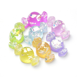Harz paillette cabochons CRES-S303-23