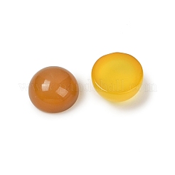 Natürliche gelbe Achat Cabochons G-K348-07C-03