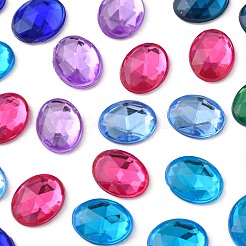 Nachahmung taiwan Acryl Strass Cabochons GACR-A008-8x10mm-M