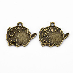 Tibetischen Stil Legierung Anhänger Emaille Fassungen TIBEP-N010-023AB-RS