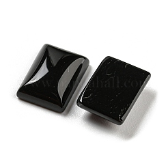 Cabochons aus natürlichem schwarzem Onyx G-P513-05C-01