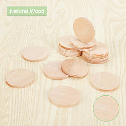 Ungefärbte Holz-Cabochons WOOD-WH0026-06B