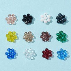 480 Stück 12 Farben Glasperlenstränge EGLA-FS0001-33