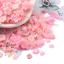 Leuchtende handgefertigte Fimo-Cabochons CLAY-E003-01B