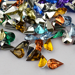 Bekleidungszubehör zeigte zurück taiwan Acryl Strass Cabochons ACRT-M001-8x13mm-M