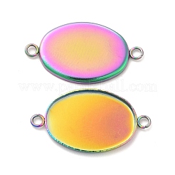 Ionenplattierung (IP) 304 Edelstahl Cabochon-Anschlussfassungen STAS-H394-01MC