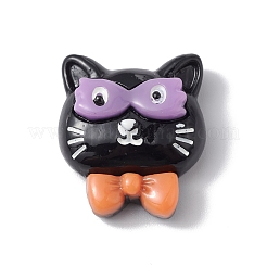 Undurchsichtige Harz-Cabochons zum Thema Halloween RESI-E035-01H
