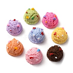 Undurchsichtige Decoden-Cabochons aus Harz RESI-S07-09B