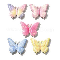 Cabochons aus Kunstharz mit Farbverlauf CRES-D277-06