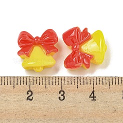 Deko-Cabochons aus undurchsichtigem Harz mit Weihnachtsmotiv CRES-B022-01F