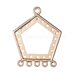 Mit Eisen filigrane Zubehör und Messing flach rund Cabochon Fassungen PALLOY-J589-10KCG