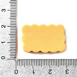 Cabochon aus opakem Harz mit Pfotenabdruckmotiv CRES-I040-02F