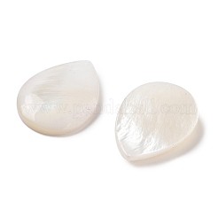 Natürliche Süßwasser Muschel Cabochons SHEL-D082-01A