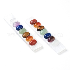 Chakra natürliche Selenit-Display-Dekorationen G-G973-10