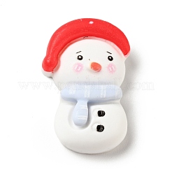 Undurchsichtige Cabochons aus weihnachtlichem Harz RESI-G039-09