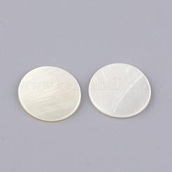 Süßwasser Shell Cabochons SHEL-Q008-36