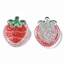 Herbstthema transparente Epoxidharz-Decoden-Cabochons CRES-N034-06