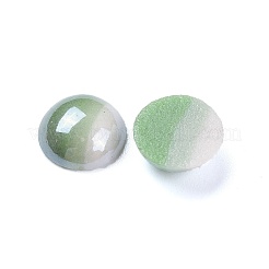 Undurchsichtige Glascabochons GGLA-S038-12M-10mm