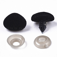 Flockige Plastik-Cabochons für das DIY-Scrapbooking DIY-Q015-06A-01