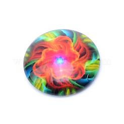 Glas cabochons GGLA-T001-12mm-185