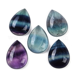 Natürliche bunte Fluorit-Cabochons G-I370-05A