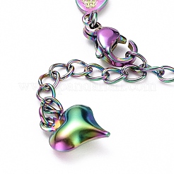 Herstellung von Armbändern aus Edelstahl 304 in Regenbogenfarben STAS-L248-004M
