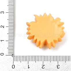 Undurchsichtige Blumen-Cabochons aus Harz RESI-R463-02A
