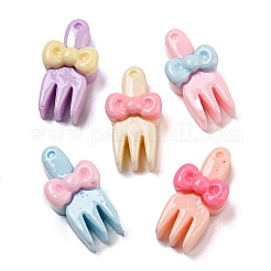 Geschirr undurchsichtige Harz Decoden Cabochons RESI-C046-09