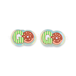 Platte transparente Acryl-Cabochons OACR-N135-26