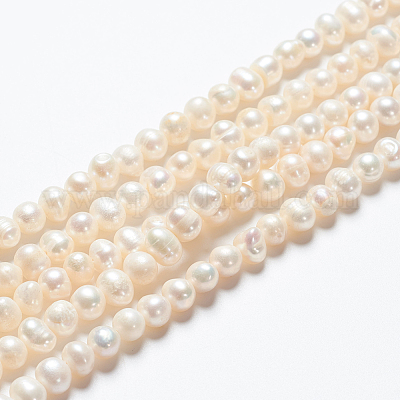 Wholesale Natural Cultured Freshwater Pearl Beads Strands Pandahall