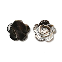 Rose schwarz Lippe Shell Cabochons SSHEL-E553-09