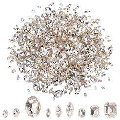 450 Stück Glas-Strass-Cabochons im 9-Stil GGLA-HY0001-04