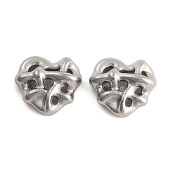 Anlaufgeschützte Cabochons aus Edelstahl 304 STAS-L082-008P