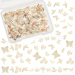 360 Stück Messing-Cabochons im 12-Stil MRMJ-OC0003-25