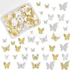 132 Stück Legierungs-Cabochons MRMJ-OC0002-21