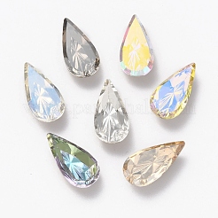 Geprägte K9 Glas-Strass-Cabochons RGLA-H008-01C