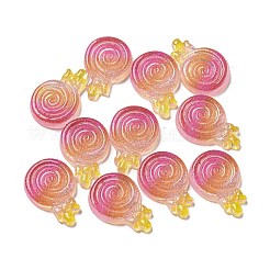 Leuchtende transparente Decoden-Cabochons aus Harz RESI-D013-15