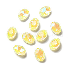 Strass-Cabochons aus Glas im fluoreszierenden Mokka-Stil GGLA-M005-01A-226MK