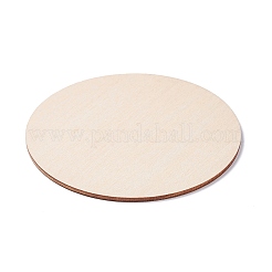 Flache runde Holzcabochons mit Monat WOOD-XCP0001-43