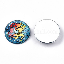Glas cabochons X-GGLA-N043-010