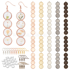 DIY Rohling-Set für Kuppelohrringe DIY-PH0017-28