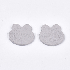 Gemalte Pappelholz Cabochons WOOD-T021-33C