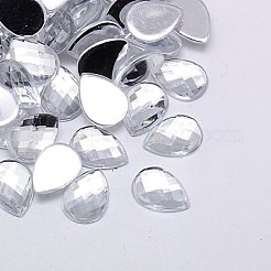 Nachahmung taiwan Acryl Strass Cabochons GACR-A022-13x18mm-01