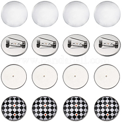 DIY-Set zur Herstellung einer leeren Kuppelbrosche DIY-SC0023-83