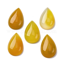Natürliche gelbe Achat Cabochons G-B082-09