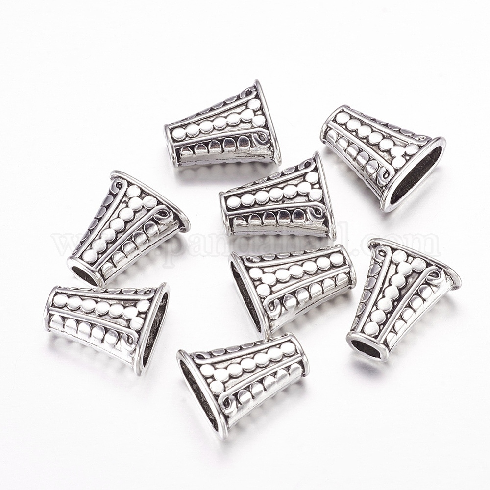 Wholesale Tibetan Style Alloy Bead Cones Pandahall