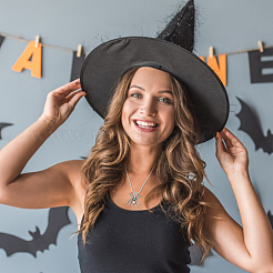 DIY-Set zur Herstellung eines Spinnenanhängers für Halloween DIY-GA0004-71