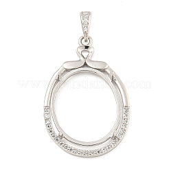 925 Sterling Silber Anhänger Fassungen STER-B005-16P